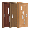 Modern WPC PVC Interior Door Flat Simple Fashion PVC Sliding Interior Solid Wooden Wood of House