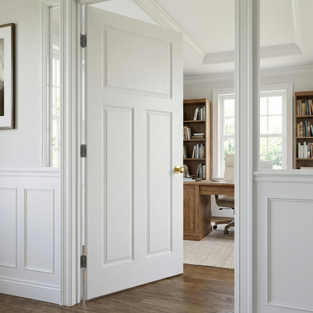 Modern Wooden Panel Interior Door for Residential Bedroom Supply