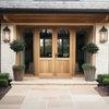 China Wooden Interior Doors From Solid Wood Slab Interior Wood Doors for Hotels Bedrooms Apartments
