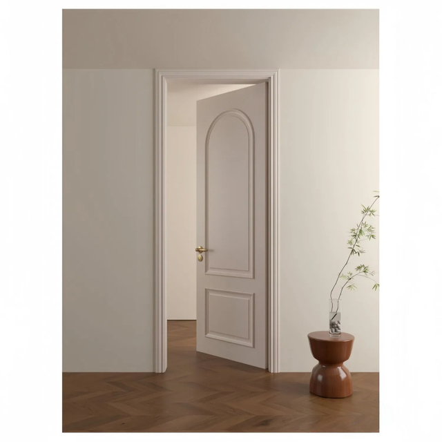 Eco-friendly Wood Indoor Doors Interior Room Slab Wooden Bathroom Interior Slab Doors For Houses