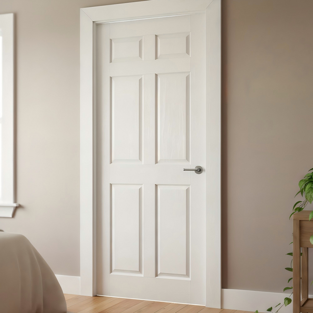 Modern Wooden Panel Interior Door for Residential Bedroom Supply