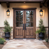China Wooden Interior Doors From Solid Wood Slab Interior Wood Doors for Hotels Bedrooms Apartments