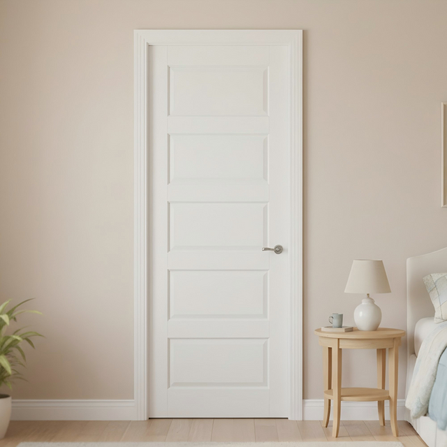Modern Wooden Panel Interior Door for Residential Bedroom Supply